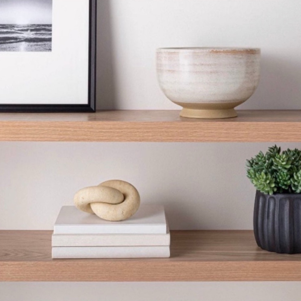 Studio McGee Limestone Knot Natural Stone Home Decor